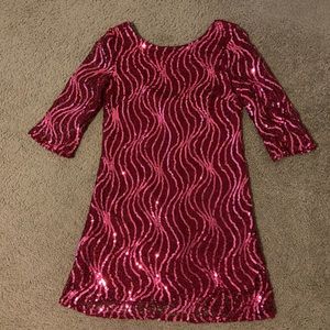 Little red party dress